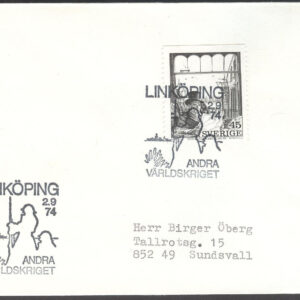 Linköping 2/9-74 Andra Världskriget