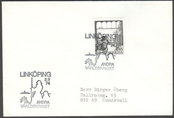 Linköping 2/9-74 Andra Världskriget