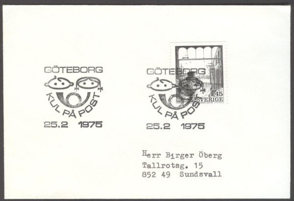 Göteborg 25/2-75 Kul På Post