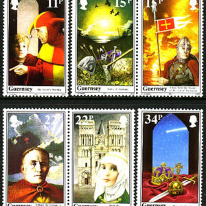 Guernsey – M  397-402 Wilhelm Erövraren död i 900 år, 6 kpl **