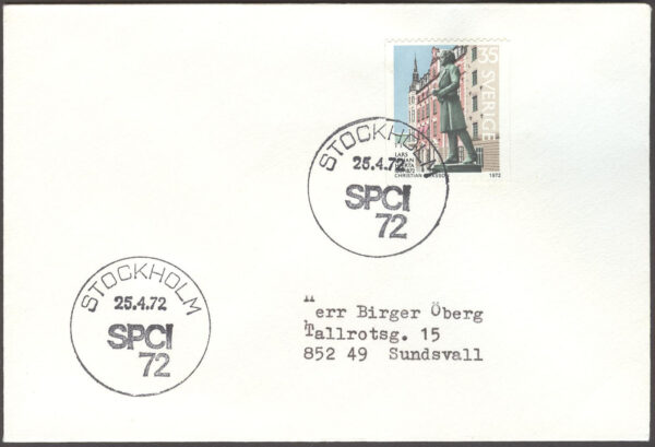Stockholm 25/4-72 SPCI 72