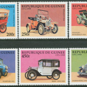 Guinea – M 1797-1802 Gamla Bilar bla Rumpler 1921, 6 kpl **