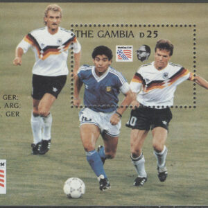 Gambia – M BL 211 VM i Fotboll i USA 1994 – Maradona, Block **