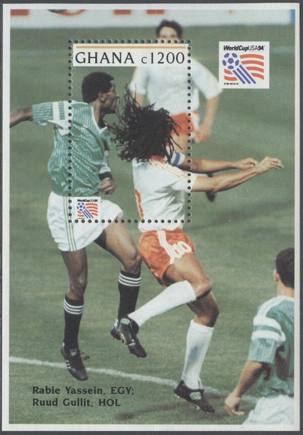 Ghana - M BL 236 VM i Fotboll i USA 1994 - Gullit, Block **