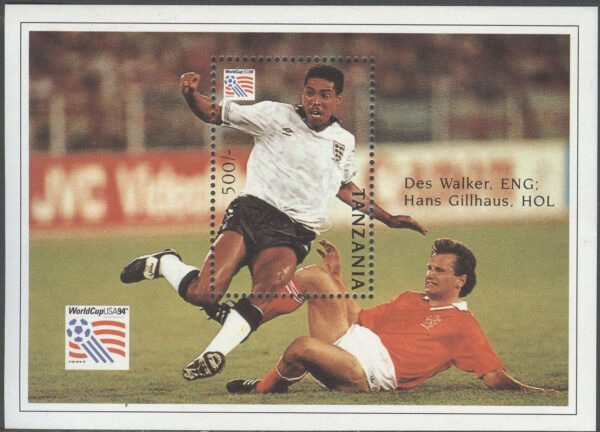 Tanzania - M BL 257 VM i Fotboll i USA 1994 - Walker, Block **