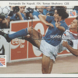 Uganda – M BL 192 VM i Fotboll i USA 1994 – De Napoli, Block **