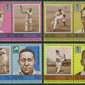 Nevis – M  186-193 Sport – Cricket, 4 par kpl **
