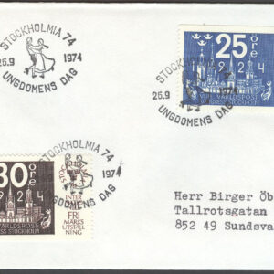 Stockholmia 74 26/9-74 Ungdomens Dag