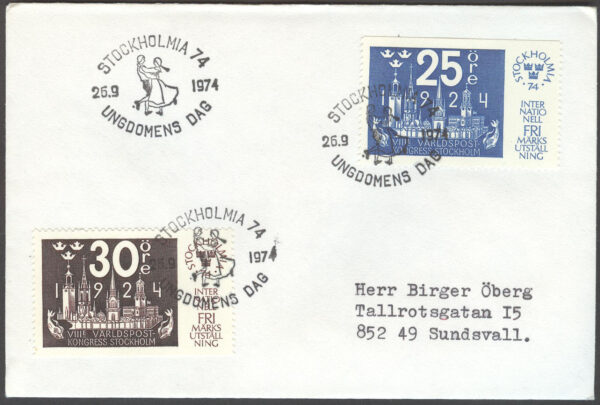 Stockholmia 74 26/9-74 Ungdomens Dag