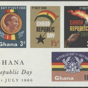 Ghana – M BL   2 Republik & Författning 1960, Block **