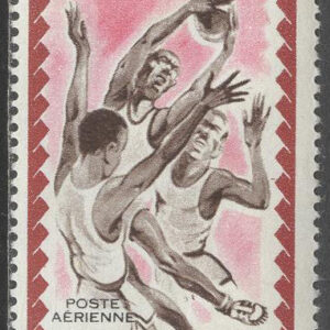 Kongo Brazzaville – M   24 Afrikanska sportspelen 1962 – Basket, märke **