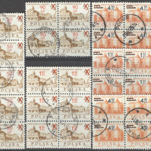 Polen – M 2195 mfl Warszawa 700 år, 6 olika + extra