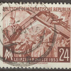DDR – M  380 Höstmässa i Leipzig 1953, märke