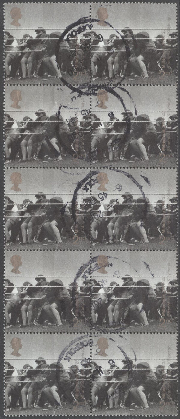 England - M 1877 Nytt Årtusende XXII - Människor, 10-Block