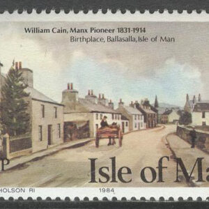 Isle of Man – M  263 William Cains död 70 år, märke **