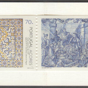 Azorerna – M  442-445 C Konst  – Azulejos – Kakel, Häfte **