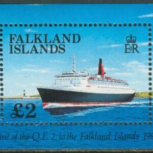 Falkland Islands – M BL  10 Fartyg – Queen Elizabeth 2, Block **