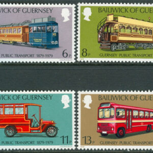 Guernsey – M  191-194 Bil – Buss – Spårvagnar, 4 kpl **