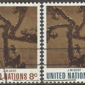 FN New York – M  252-253 Konst för FN V, serie 2 kpl