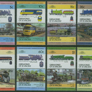 St. Vincent Grenadines – M  284-299 Järnväg – Lok, 16 kpl **
