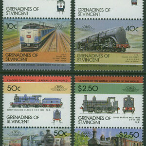 St. Vincent Grenadines – M  401-408 Lokomotiv, 8 kpl **