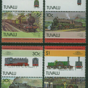 Tuvalu – M  288-295 Järnväg – Lok bla Pearson, 8 kpl **