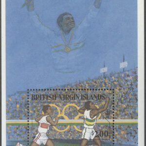 British Virgin Islands – M BL  49 OS i Seoul 1988 Löpning, Block **