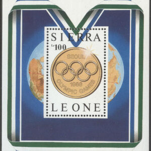 Sierra Leone – M BL  61 OS i Seoul 1988 Guldmedalj, Block **