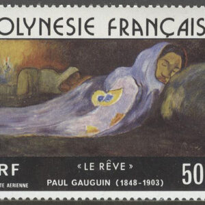 Franska Polynesien – M  223 ”Drömmen”, målning av Paul Gauguin, 1 kpl **
