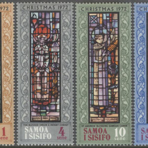 Samoa – M  272-275 Jul 1972  – Fönsterkonst, 4 kpl **