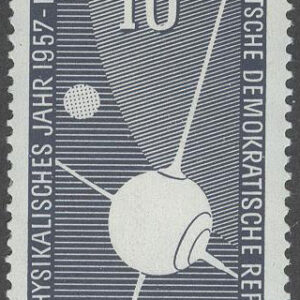 DDR – M 603 Internationella Geofysiska året 1957 – Sputnik I, 1 kpl **