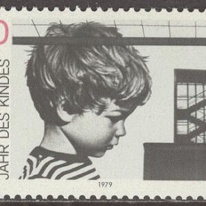Tyskland – M 1000 Internationella Barnåret 1979, märke kpl **