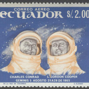 Ecuador – M 1210-1212 Rymd – Solsystemet – Gemini 6, serie 3 olika **