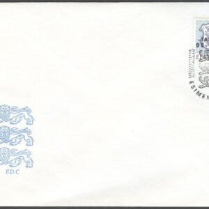 Estland – FDC 1993-03-05 – Statsvapen, märke kpl