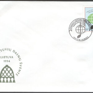 Litauen – FDC 1994-07-06 – Musik – Sångfestival i Vilnius, märke kpl