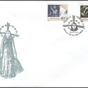 Litauen – FDC 1996-06-14 – Dagen för sorg och förhoppning 1996, serie 2 kpl
