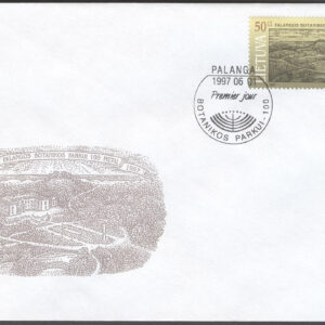 Litauen – FDC 1997-06-01 – Botanisk Trädgård – Palanga, märke kpl