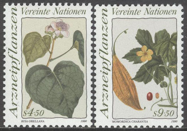 FN Wien - M  102-103 Medicinalväxter, bl.a. Annattoträd, 2 kpl **