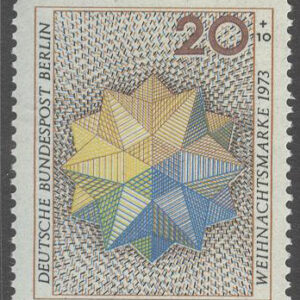 Berlin – M  463 Jul 1973 – Julstjärna, 1 kpl **