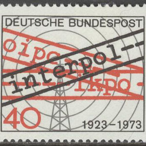 Tyskland – M  759 Interpol 50 år, 1 kpl **