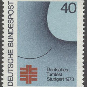 Tyskland – M  763 Tysk Gymnastiktävling i Stuttgart 1973, 1 kpl **