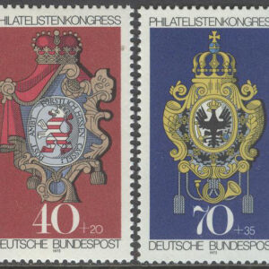 Tyskland – M  764-765 Filateli Kongress & Utställning, 2 kpl **