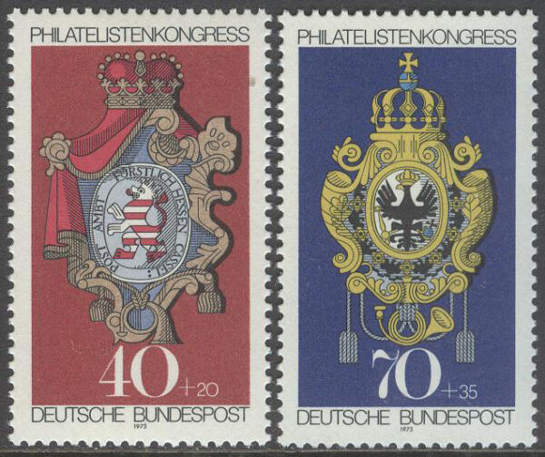Tyskland - M  764-765 Filateli Kongress & Utställning, 2 kpl **