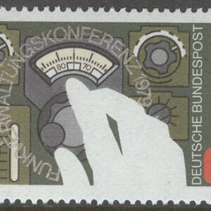 Tyskland – M 1015 Radioförvaltnings konferans, märke kpl **