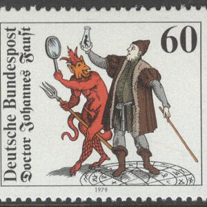Tyskland – M 1030 Doktor Johannes Faust, märke kpl **