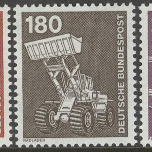 Tyskland – M  992-994 Industri & Teknik bla Grävmaskin, serie 3 kpl **