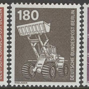 Berlin – M  584-586 Industri & Teknik bla Grävmaskin, 3 olika **