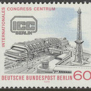 Berlin – M  591 Internationellt Kongress Centum ICC i Berlin, märke kpl **