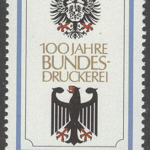 Berlin – M  598 Bundestryckeriet i Berlin 100 år, 1 kpl **