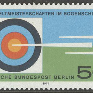 Berlin – M  599 VM i Bågskytte i Berlin 1979, 1 kpl **